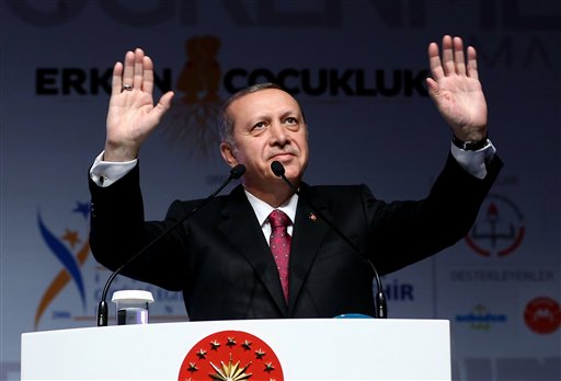 El presidente turco, el islamista Recep Tayyip Erdogan, ha sido duramente criticado por su autoritarismo y su actitud ante la libertad de prensa