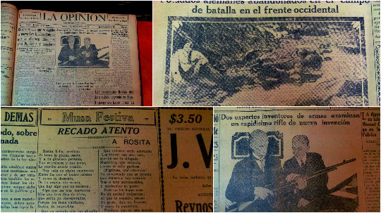 Llegaban fotos a los diarios donde se veían los cadáveres de aquellos pobres que una vez mal heridos, eran abandonados.