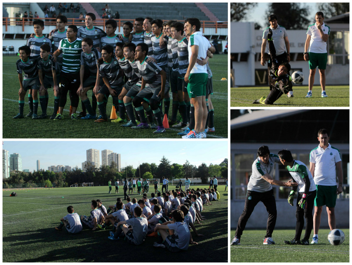 Santos ofreció clínica a jóvenes 