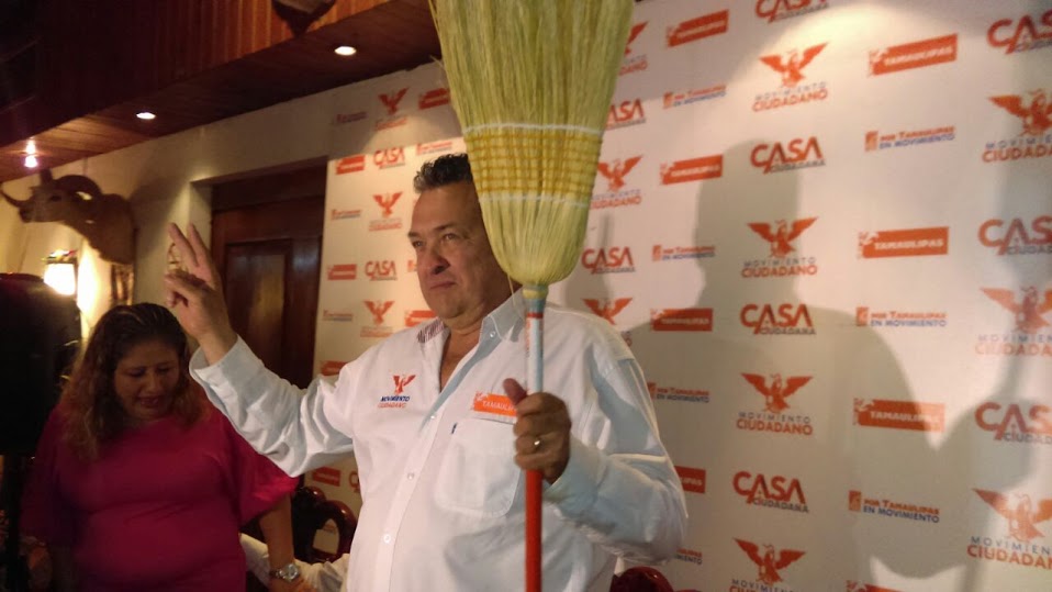 Gustavo Cárdenas, candidato de Movimiento Ciudadano.