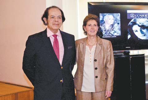 El hijo de la compositora y María Cristina García Cepeda.