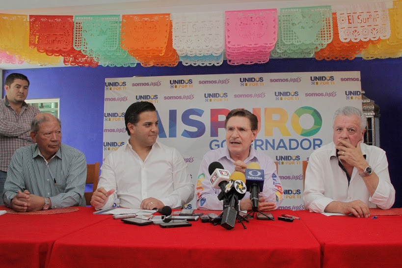 El secretario del Comité Ejecutivo trató a Aispuro de "esperanza del cambio".