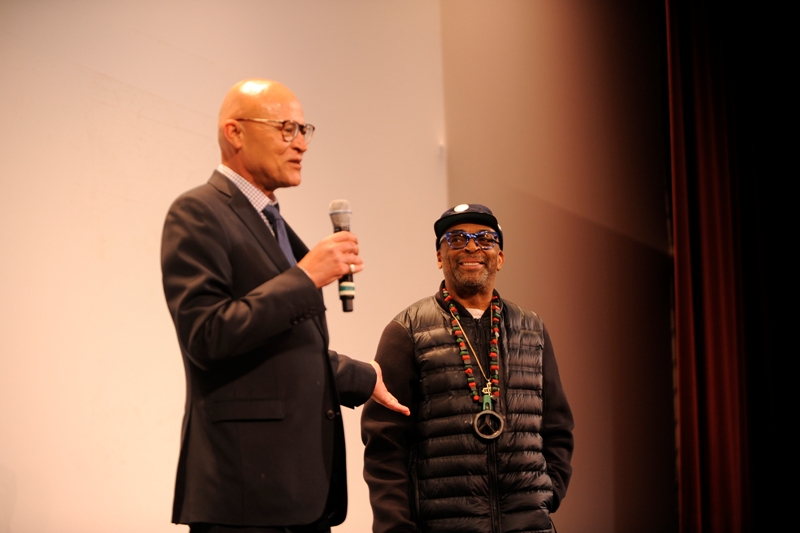 Spike Lee en la presentación del documental. 
