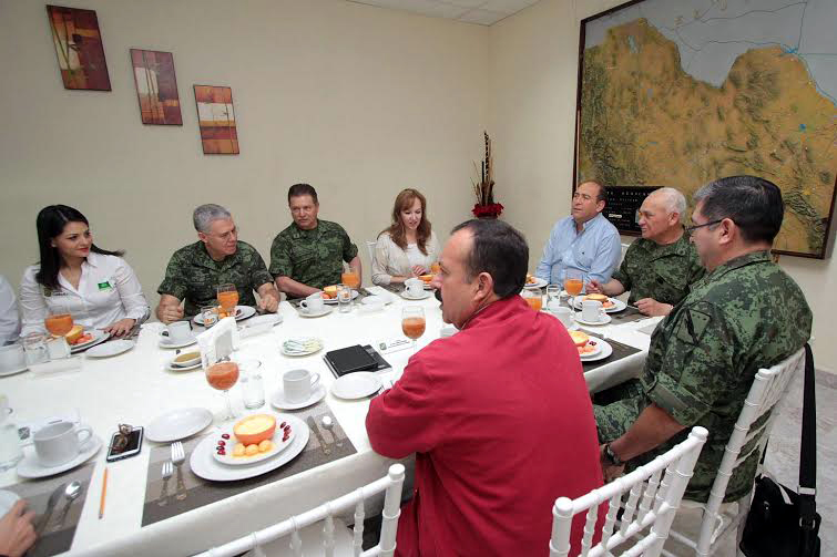 Reunión de seguridad en Torreón.