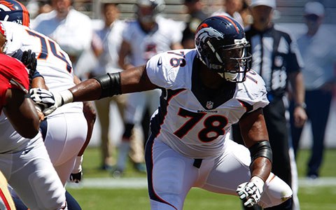 Ryan Clady, nuevo tackle izquierdo de los Jets de Nueva York