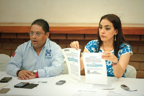La ex candidata a diputada federal del PAN por el distrito de Tehuantepec, Mariuma Munira Vadillo Bravo. 