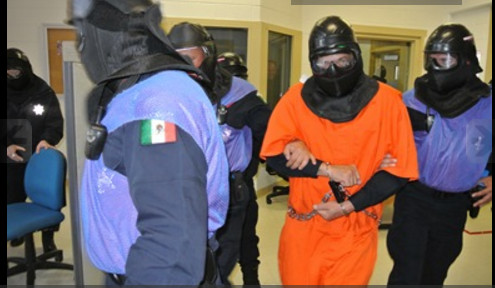 Policías del Servicio de Protección Federal fueron capacitados por el Buró de Seguridad de Prisiones del Departamento de Estado de Estados Unidos.