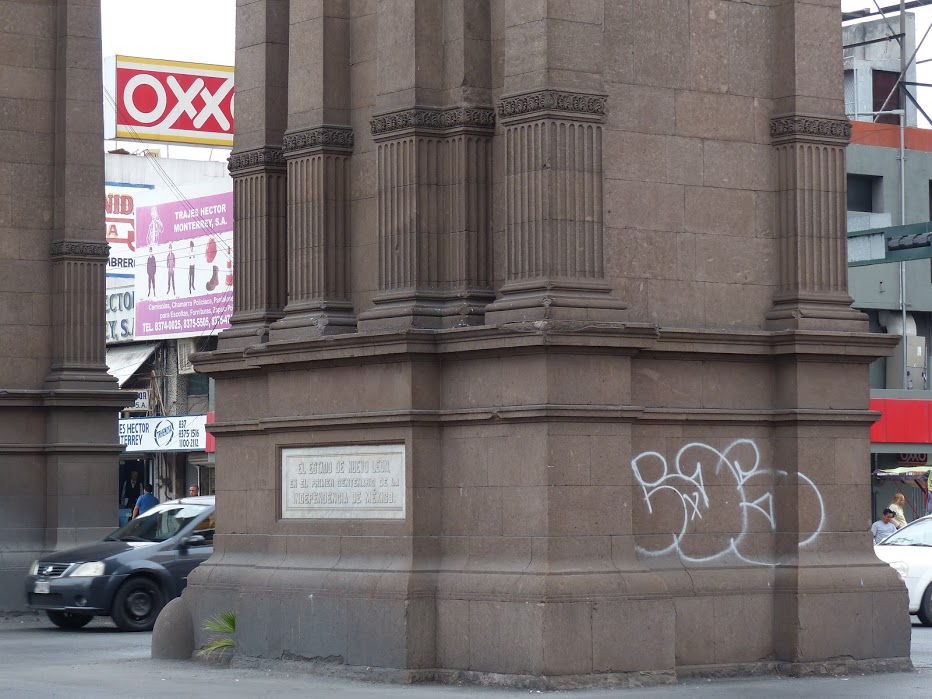 El grafiti no había sido retirado hasta la tarde del miércoles. 