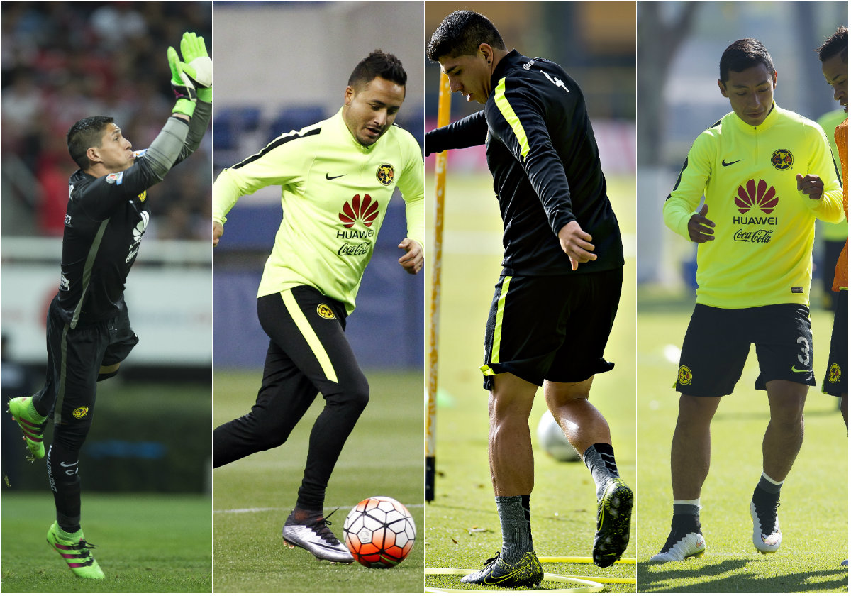 Hugo González, Osmar Mares, Erik Pimentel y Gil Burón 