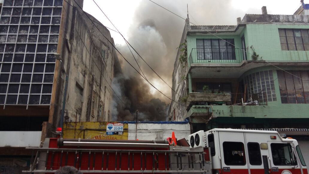 Incendio en Ciudad Madero.