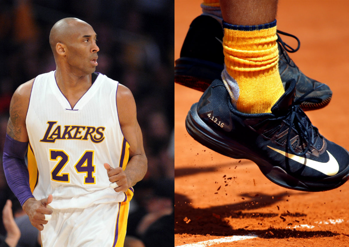 Kobe y los zapatos con los que Nadal juega en el Masters de Montecarlo 