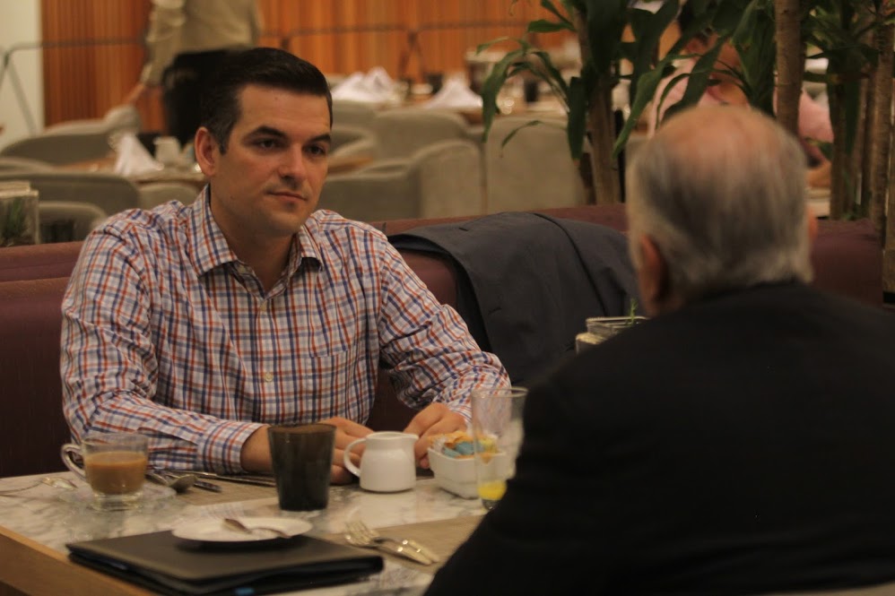 Mauro Guerra, dirigente estatal del PAN y Raúl Monter, ex líder panista. 