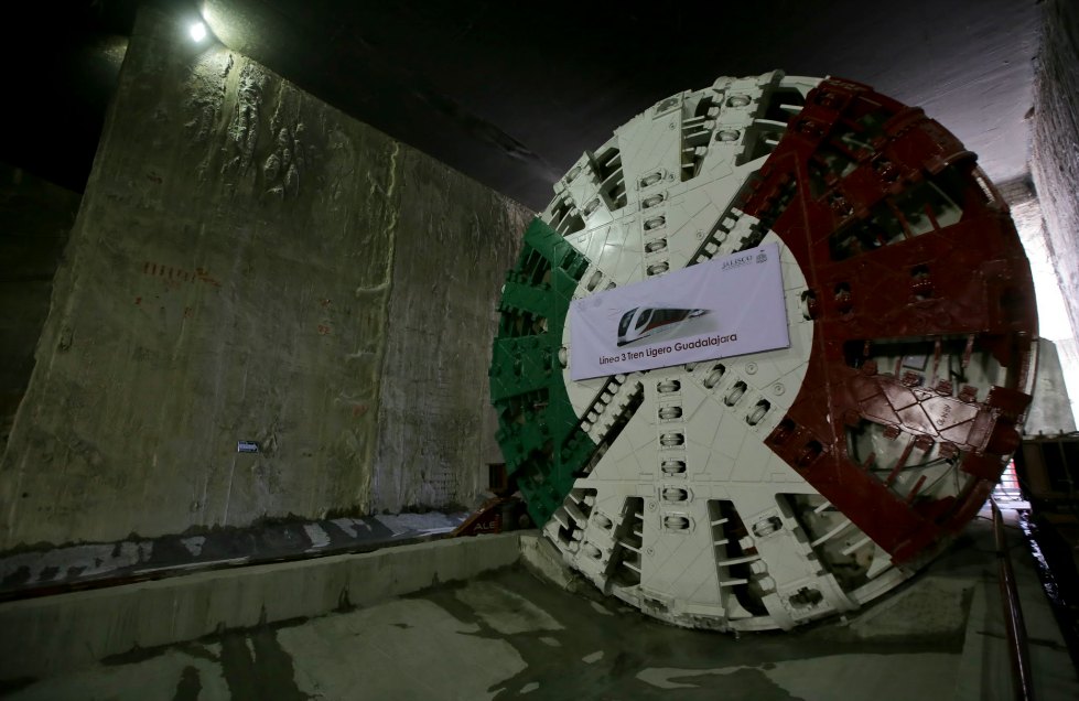 Tuneladora lista para arrancar trabajos. Foto: Carlos Zepeda