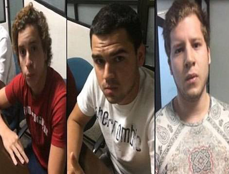Diego Cruz Alonso, Jorge Cotaita Cabrales y Enrique Capitaine Marín.