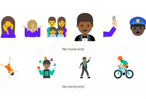 Los nuevos emojis estarán disponibles con la actualización del sistema operativo Android. 
