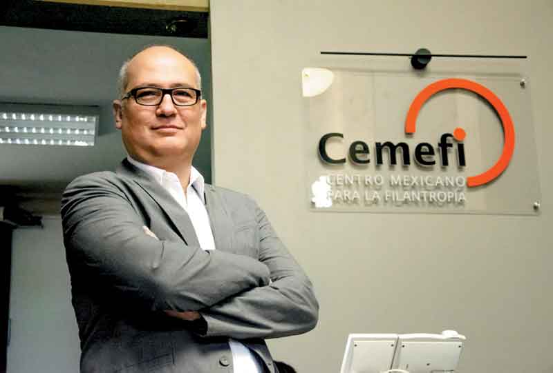 Felipe Cajiga Calderón, director de Responsabilidad Social Empresarial del Centro Mexicano para la Filantropía