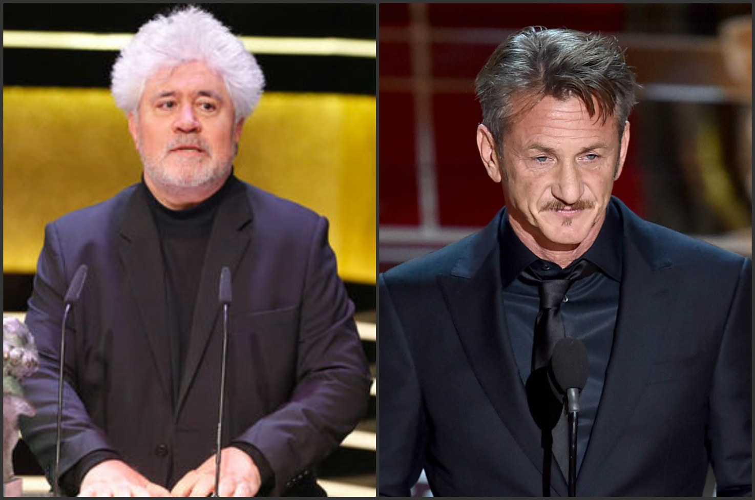 Pedro Almodóvar y Sean Penn.
