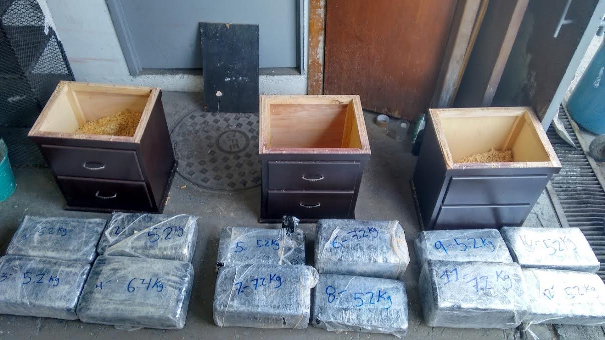 El imputado, el vehículo y la droga  fueron puestos a disposición del Agente del Ministerio Público de la Federación