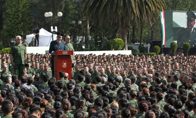 El secretario de la Defensa Nacional, Salvador Cienfuegos Zepeda.