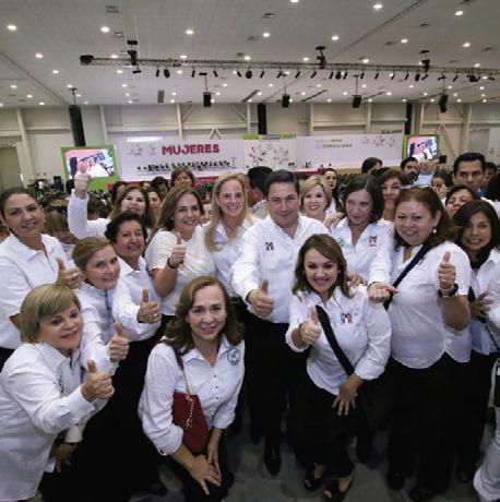 Baltazar Hinojosa se reunió con integrantes del ONMPRI.