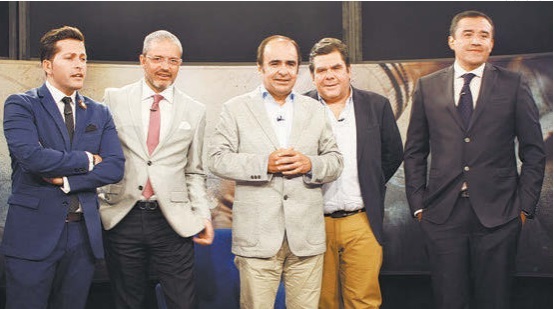 Conductores de Marcaje Personal: Carlos Guerrero, Gerardo Velázquez, David Medrano, Rulo y Rafael Ocampo