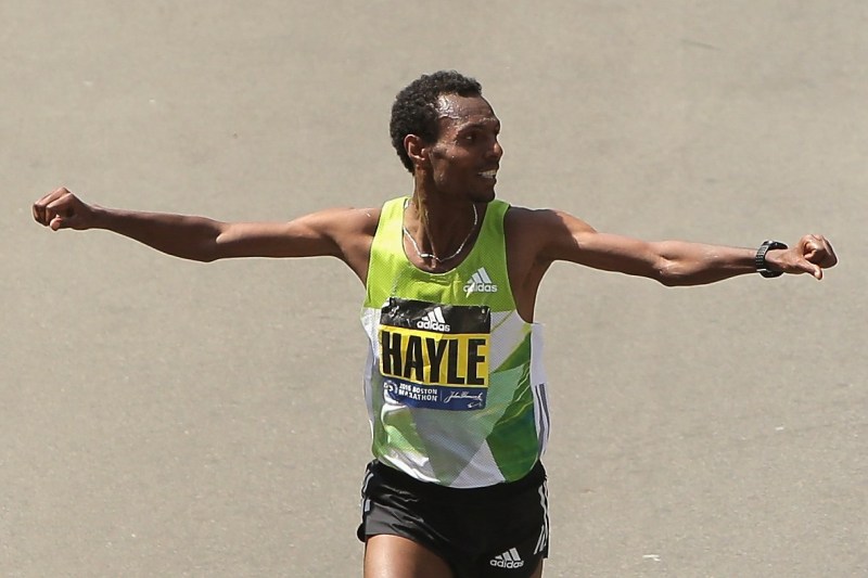 Lemi Berhanu, ganador del maratón de Boston
