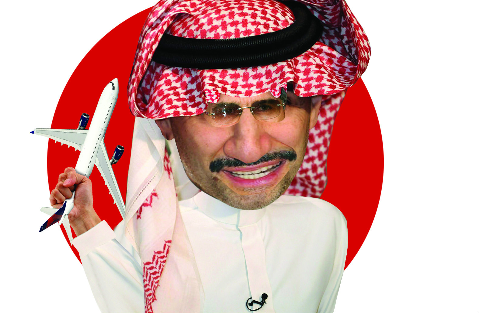 El príncipe árabe Alwaleed Bin Talal al Saud.