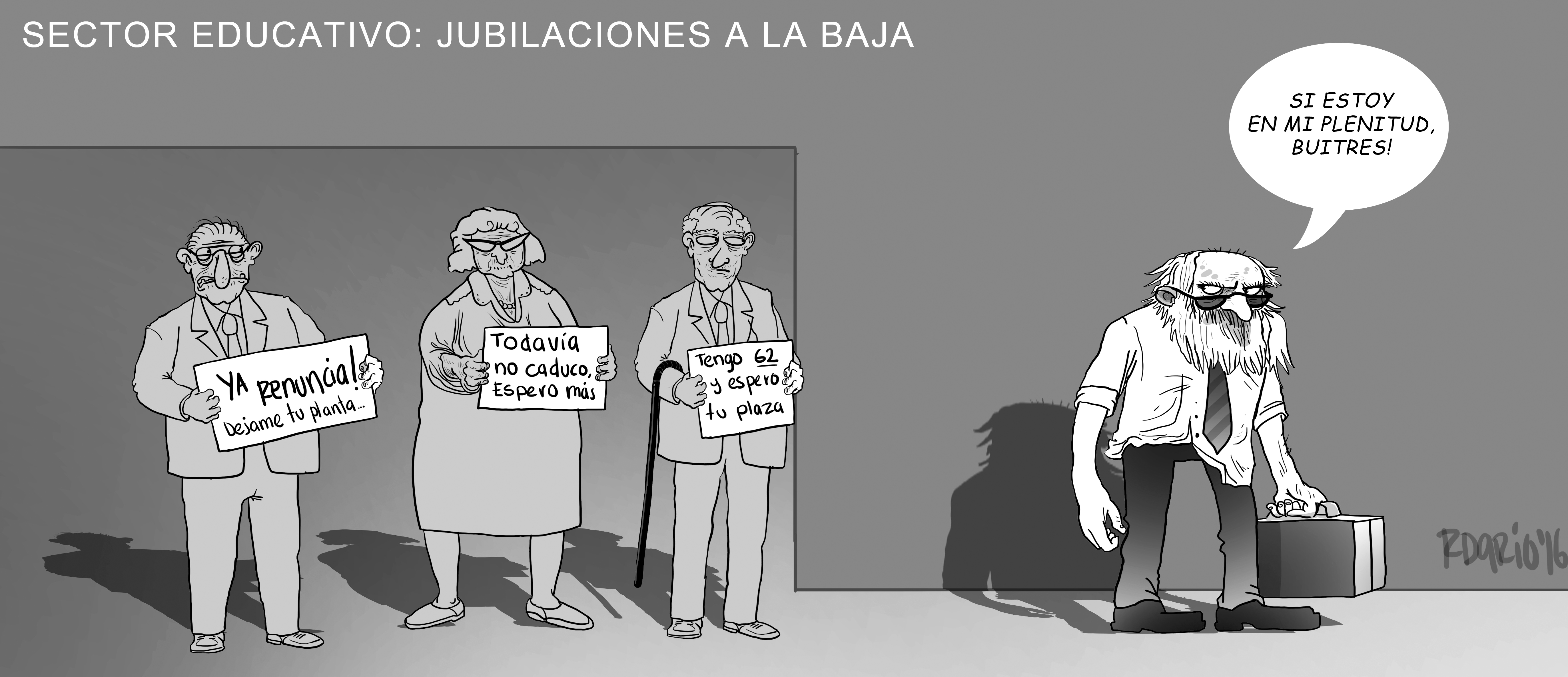 SECTOR EDUCATIVO: JUBILACIONES A LA BAJA