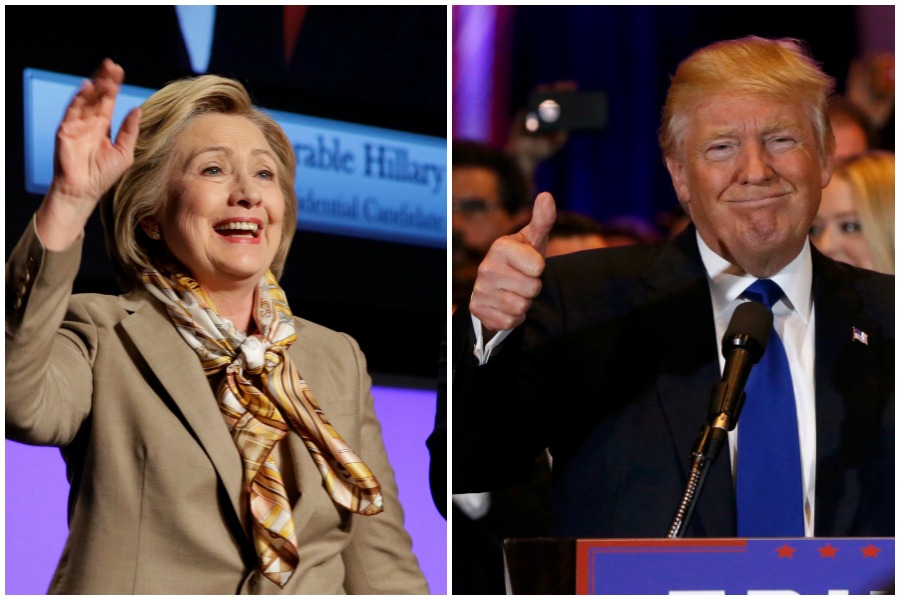 Hillary Clinton y Donald Trump ganaron las primarias de Nueva York.