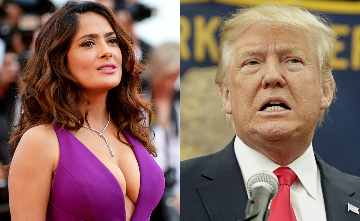 La actriz mexicana expresó su opinión sobre el error de Trump.