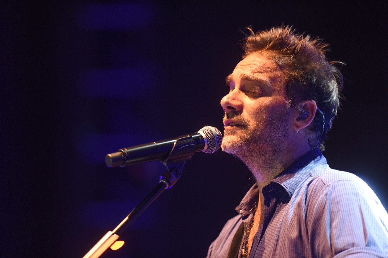 Vicentico se presentó anoche en El Plaza Condesa. 