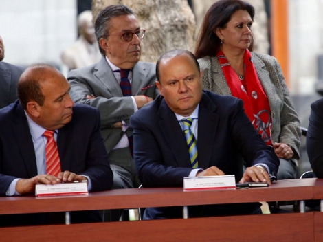 El gobernador de Chihuahua, César Duarte acudió a la presentación de la iniciativa sobre el uso terapéutico de la mariguana.