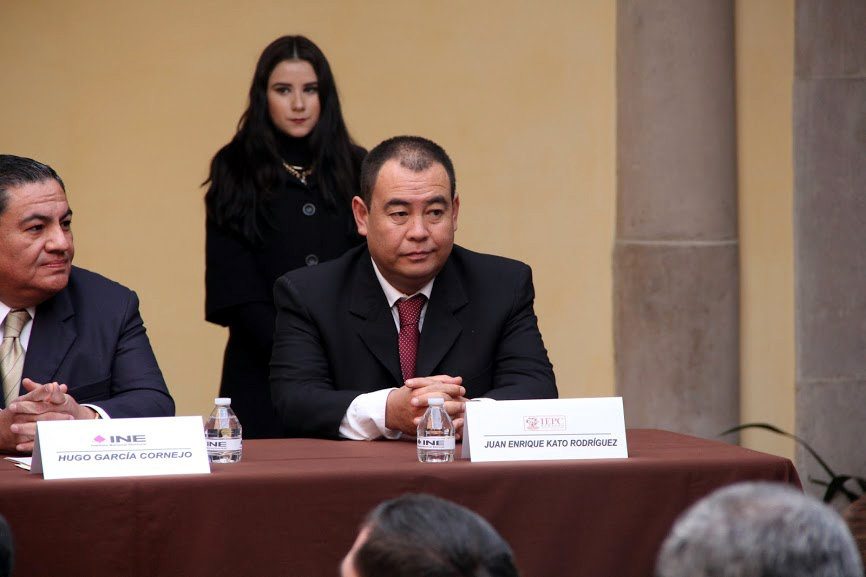 Consejero Presidente del IEPC Durango, Enrique Kato Rodríguez.