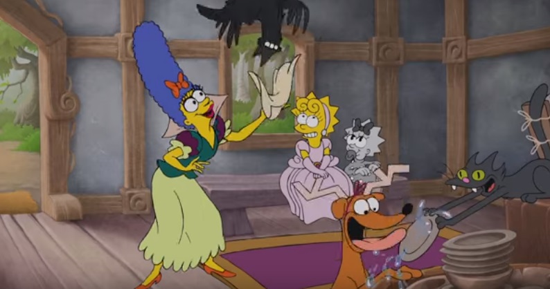 Los Simpson  recrean clásicos Disney.