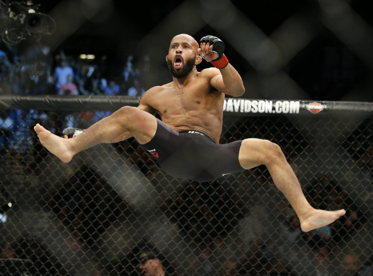 Demetrious Johnson previo a su pelea contra Henry Cejudo, UFC 197
