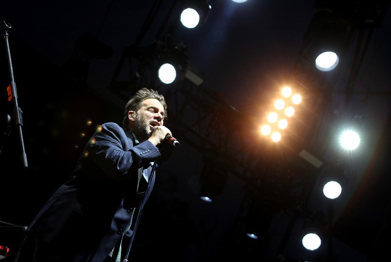 Vicentico interpretó "Purple Rain" en homenaje a Prince. 