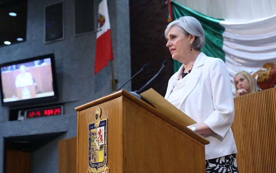Concepción Landa se sumó en un pronunciamiento en contra de la violencia hacia las mujeres. 