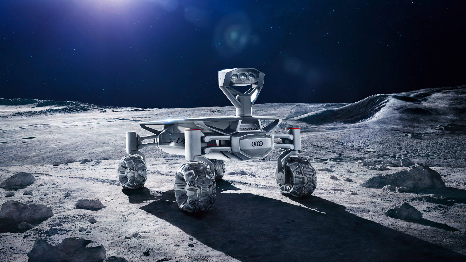 El rover de Part Time Scientists con Audi