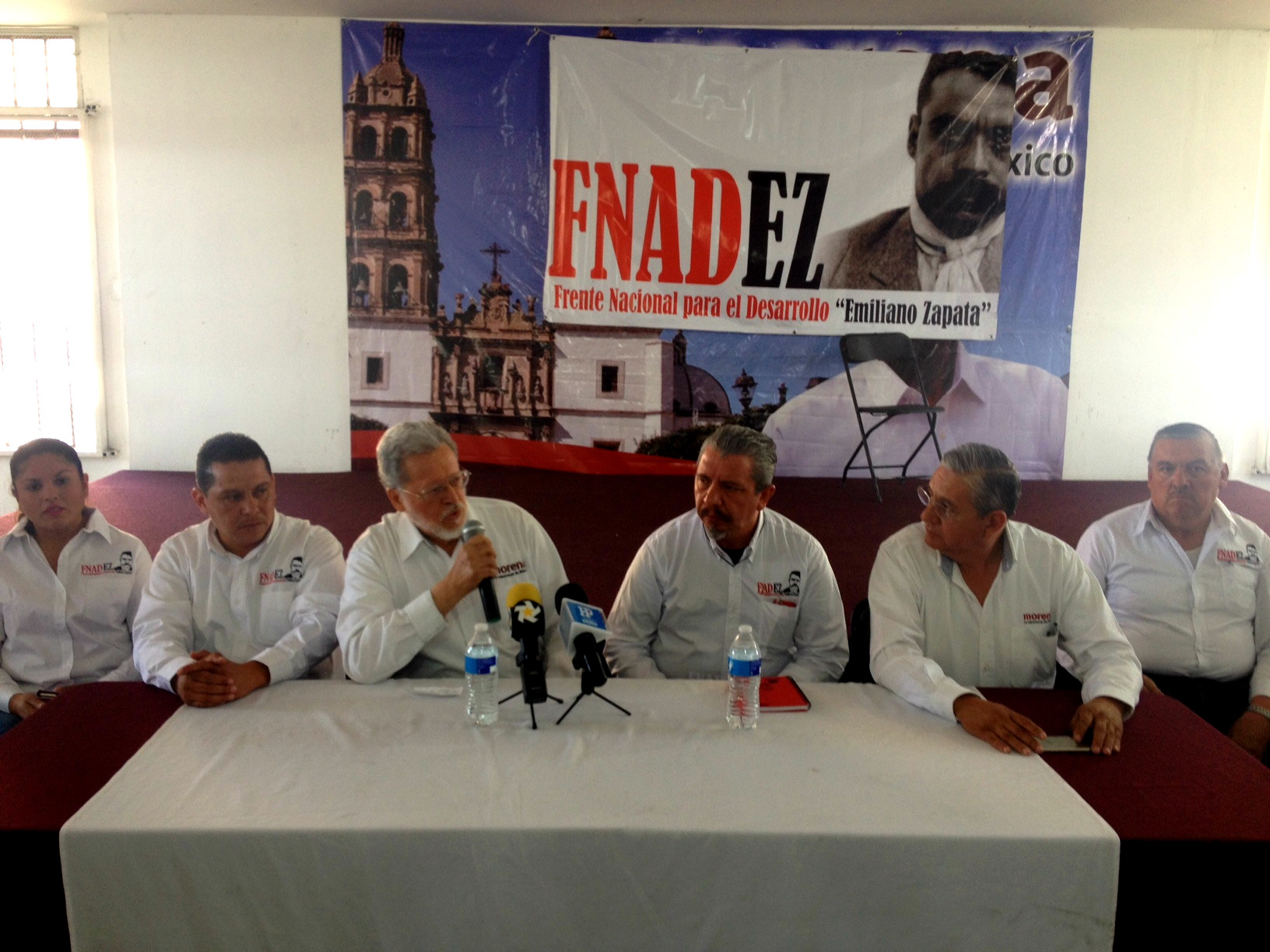 El Frente Nacional para el Desarrollo "Emiliano Zapata" dio a conocer su apoyo al candidato a la gubernatura por Morena, Guillermo Favela.