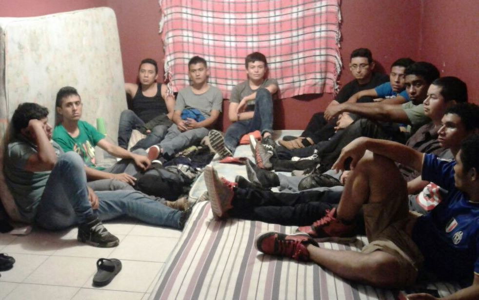 Migrantes liberados en Tamaulipas.