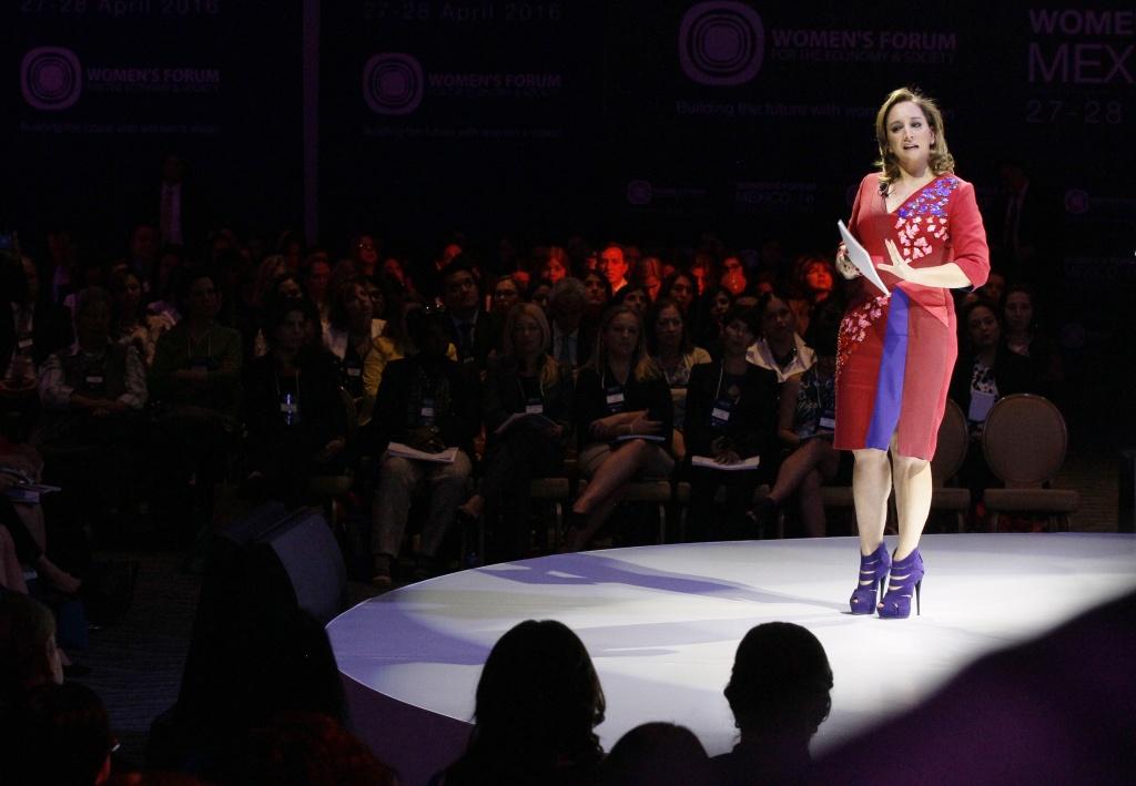 La secretaria de Relaciones Exteriores inauguró el Foro Internacional de Mujeres.