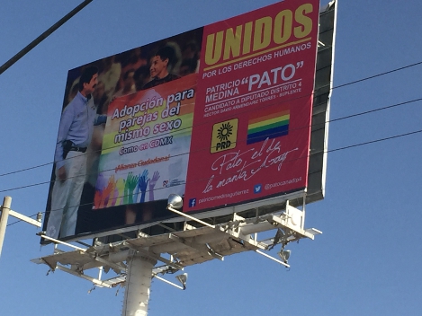 Aparecen espectaculares con imagen del abanderado panista, Javier Corral y el candidato del PRD a diputado local del PRD, Patricio Medina en Juárez