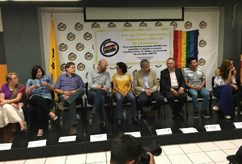 Candidatos del PRD al Congreso Constituyente ofrecieron considerar los derechos a la diversidad sexual en la Constitución de la Ciudad de México.