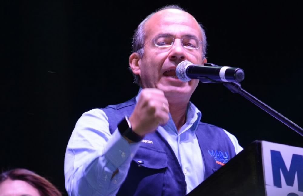 El ex presidente Felipe Calderón.