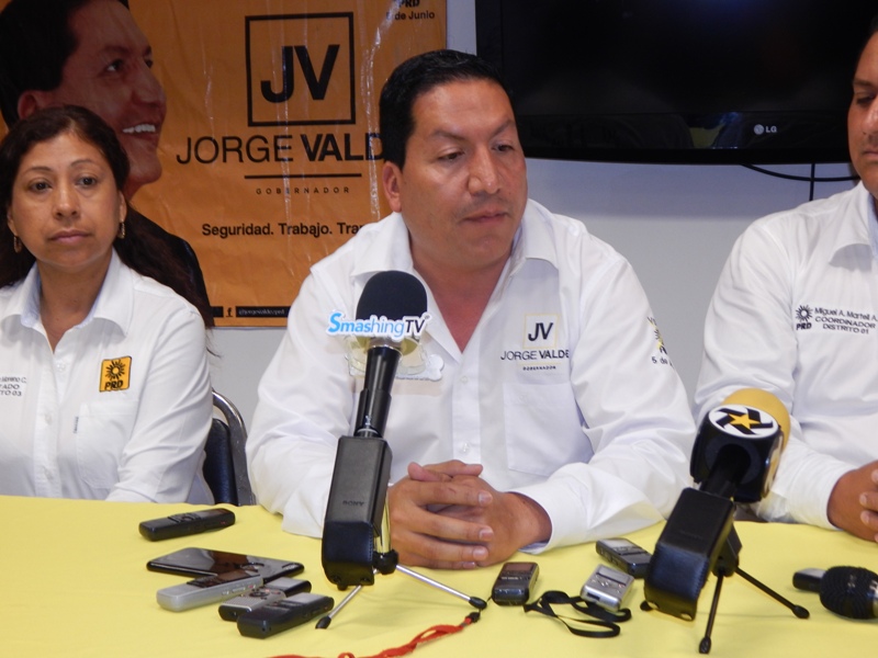 Jorge Valdez, candidato del PRD en Tamaulipas.