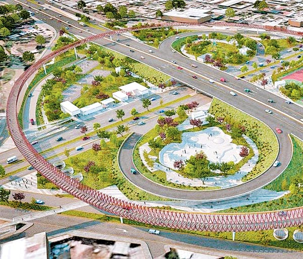 El puente tendrá una extensión de 800 metros.
