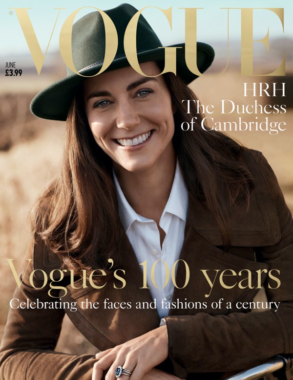 La princesa luce relajada en esta imagen de la revista. 