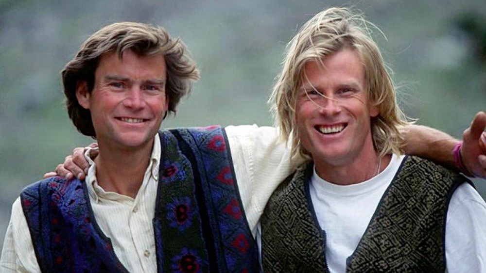 Los alpinistasAlex Lowe y Conrad Anker, este último sobrevivió a la avalancha de 1999.