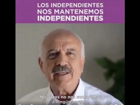 El candidato independiente al Gobierno de Chihuahua, José Luis “Chacho” Barraza González, subió un video a su cuenta de Faceboock.