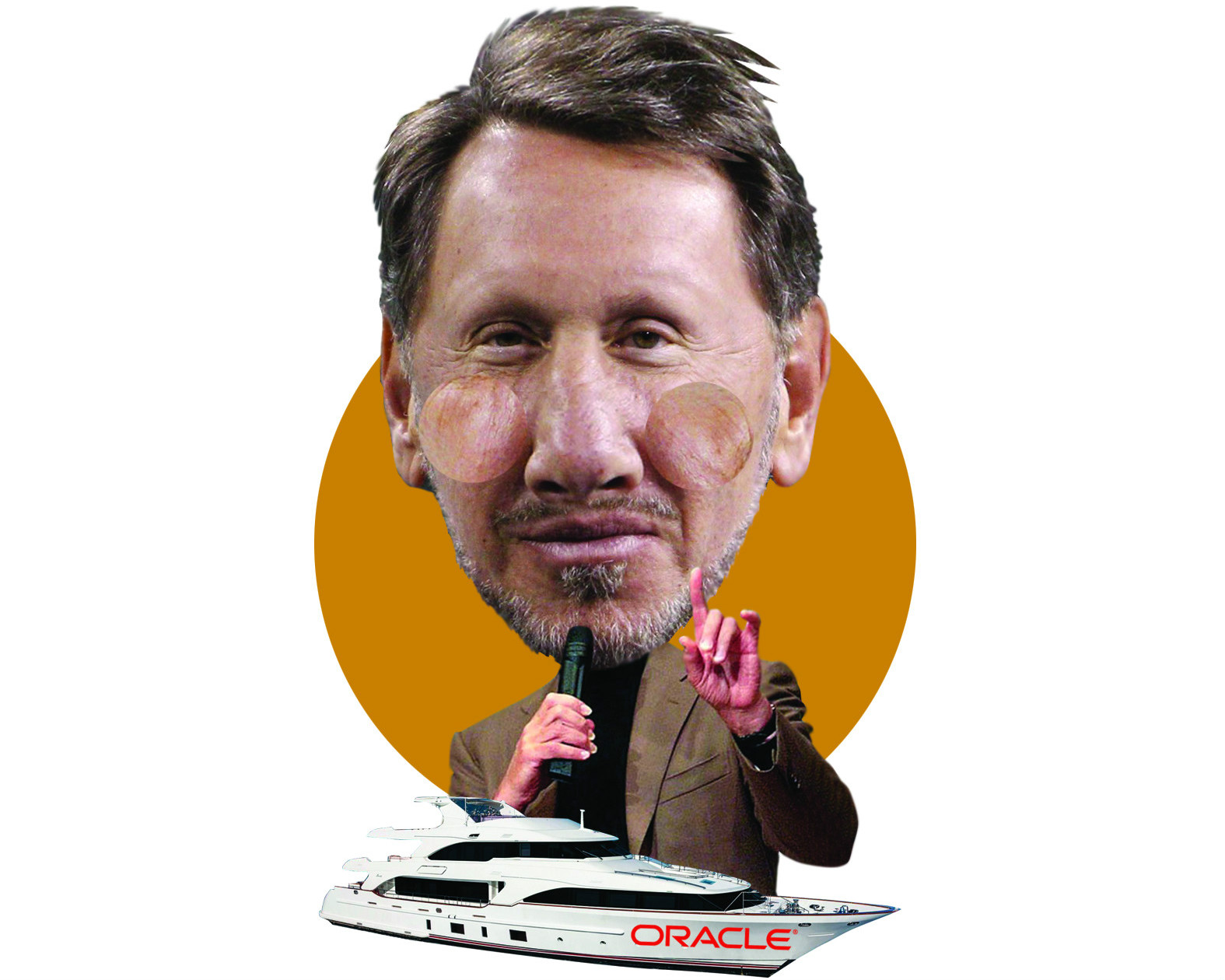 Larry Ellison, fundador de Oracle. 
